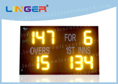 Cricket elettronico portatile 200mm a 8 pollici del tabellone segnapunti con gli autoadesivi bianchi impermeabili