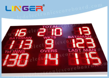 Tabellone segnapunti con la ruota, tabellone segnapunti portatile all'aperto del cricket di sport LED per il cricket