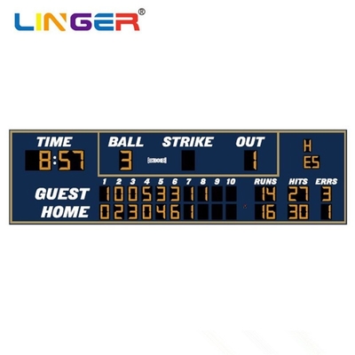 Tabella di punteggio di baseball a LED ad alta risoluzione ROHS Alta luminosità Grande angolo di visione