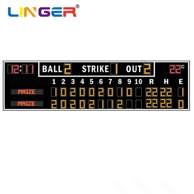 Tabella di punteggio di baseball a LED ad alta risoluzione ROHS Alta luminosità Grande angolo di visione