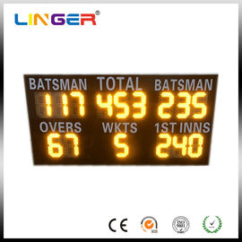 Tabellone segnapunti principale commerciale del cricket, tabellone segnapunti elettronico IP54/IP65 di sport impermeabile