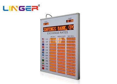 Un tabellone straniero di tasso di cambio del professionista del segmento 7 per la Banca