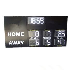 Orologio elettronico del tabellone segnapunti di calcio di alta luminosità con i sostegni dell'installazione