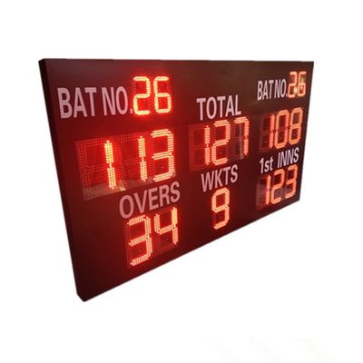 Tabellone segnapunti su misura del cricket del regolatore 12inch LED con il Governo impermeabile