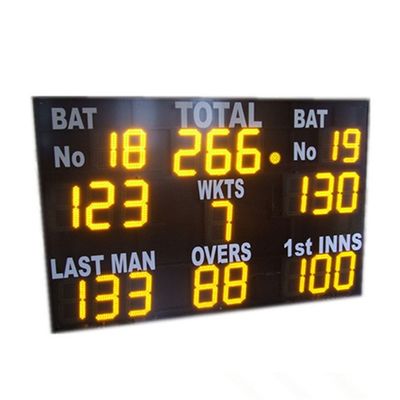 Tabellone segnapunti su misura del cricket del regolatore 12inch LED con il Governo impermeabile