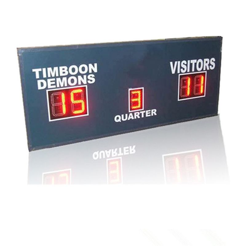 Simple Five Digits Small Led Scoreboard , Electronic Football Sport Scoreboard