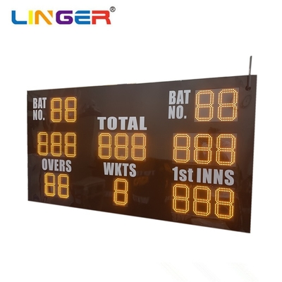 Tabellone segnapunti del cricket dell'antenna esterna LED elettronico con la distanza lunga di controllo