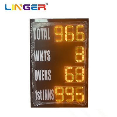 Il piccolo tabellone segnapunti del cricket di 9 cifre con potere dell'automobile di Dc12v e di Ac220v ha introdotto