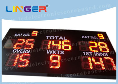 Cifra a 12 pollici nell'attaccatura/che monta del tabellone segnapunti del cricket di colore rosso LED installazione