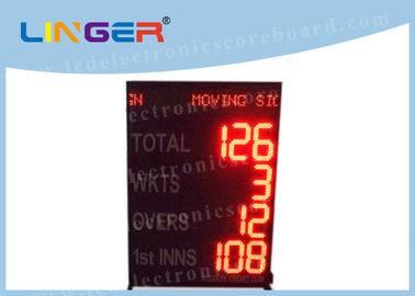 Tabellone segnapunti elettronico su misura di sport disposizione/di dimensione per il cricket 110V ~ 240V