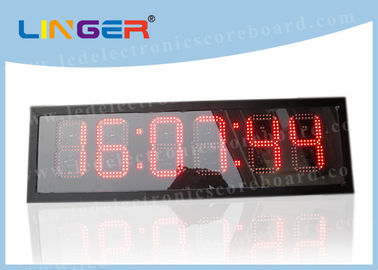 Orologio di Digital dell'autostazione grande con l'operazione facile IP65 di secondi impermeabile