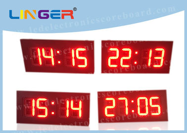Orologio di Digital industriale di 4 cifre, orologio di Digital fissato al muro con i sostegni d'attaccatura