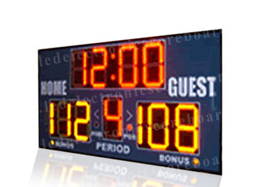 Tabellone segnapunti portatile di pallacanestro facile dell'installazione, orologio del punteggio di pallacanestro con i sostegni