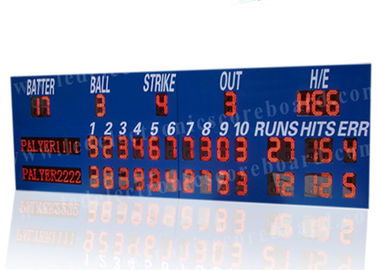 Tabellone segnapunti professionale di baseball del LED con il Governo blu 1400mm*3800mm*100mm della struttura