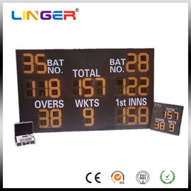 Mini tipo tabellone segnapunti elettronico leggero del LED, controllo della radio del tabellone segnapunti di Digital del cricket