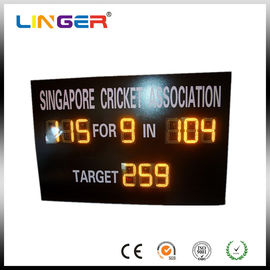 LOGO del tabellone segnapunti di Digital su misura partita del cricket piccolo nell'alto colore ambrato luminoso