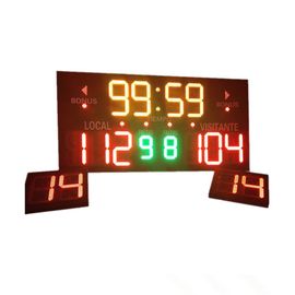 Tabellone segnapunti su misura singolo 3,6&quot; parteggiato di pallacanestro di progettazione LED X 3,9&quot; X 4&quot;
