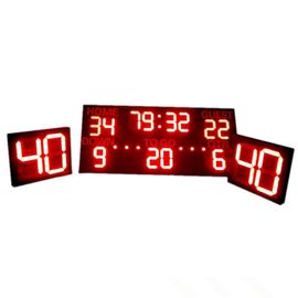 Il tabellone segnapunti multifunzionale di calcio di sport LED con il CE/RoHS dell'orologio di colpo ha approvato