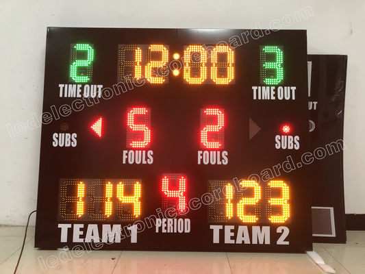 La IMMERSIONE ha condotto il tabellone segnapunti all'aperto dell'interno elettronico di pallacanestro nessun abbagliamento