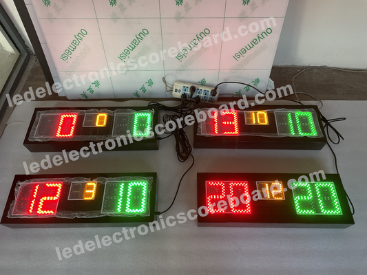 Modello elettronico semplice della cifra della IMMERSIONE del tabellone segnapunti del netball LED