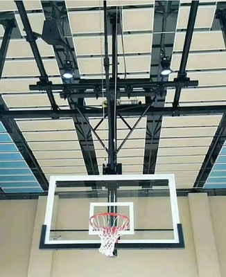 Il soffitto elettrico dell'interno di alluminio del cerchio di pallacanestro ha montato