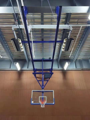 Il soffitto elettrico su misura del cerchio di pallacanestro della palestra ha montato
