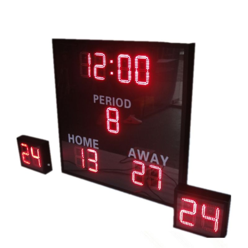 Tabellone segnapunti da tavolo di pallacanestro del LED/resistenza di scossa all'aperto del tabellone segnapunti di pallacanestro